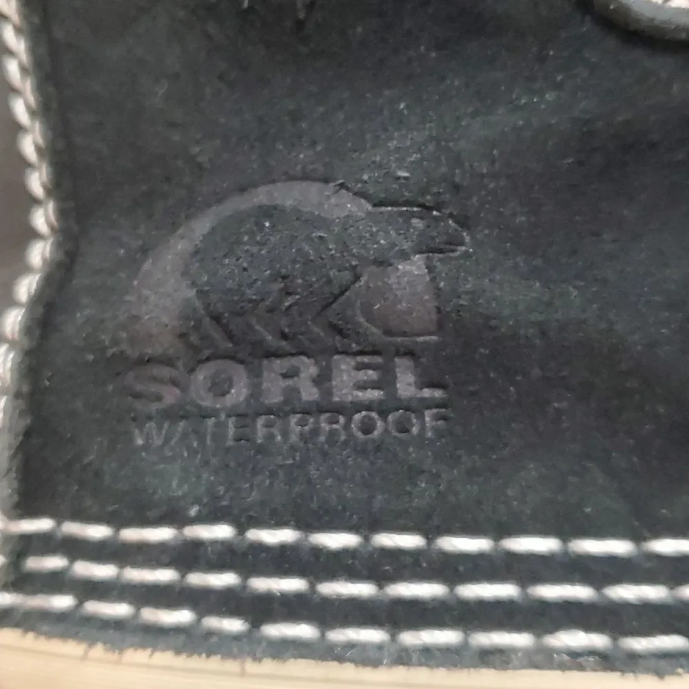 Sorel Joan of Arctic‎ Waterproof Womens Boots Size 6 Black & Natural Colorway
